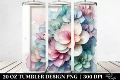 Glossy Gardenia Art | 20 oz Tumbler Product Image 2