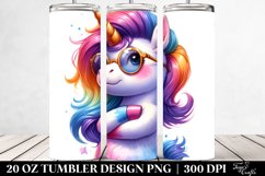 Vibrant Baby Unicorn Model 20 Oz Tumbler Product Image 2