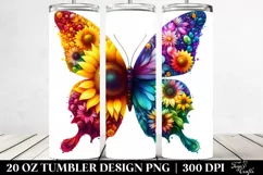 3D Butterfly Tumbler | 20 oz Tumbler Product Image 2