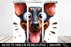 Crazy Doberman Pinscher Tumbler Product Image 2