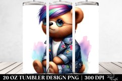 Vibrant Baby Bear Sitting 20 Oz Tumbler Product Image 2