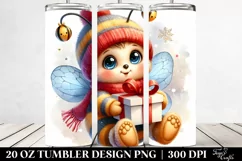 Cute Baby Bee with Gift Box | 20 oz Tumbler Product Image 2