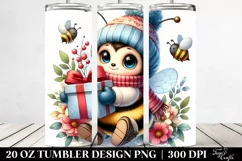 Cute Baby Bee with Gift Box | 20 oz Tumbler Product Image 2