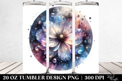 Detailed Shiny Cosmos Tumbler Design Product Image 2