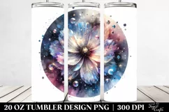 Detailed Shiny Cosmos Tumbler Design Product Image 2