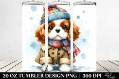 Cute Cavalier King Charles Spaniel | 20 oz Tumbler Product Image 2