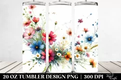 Colorfull Wild Flowers | 20 oz Tumbler Product Image 2