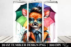 Model Baby Deer | 20 oz Tumbler Product Image 2
