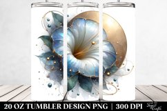 Shiny Morning Glory Tumbler Product Image 2