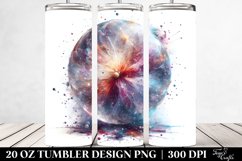 Detailed Shiny Cosmos Tumbler Design Product Image 2