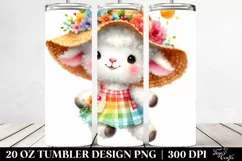 Cute Colorful Baby Lamb Clipart Product Image 2
