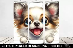Crazy Looking Chihuahua | 20 Oz Tumbler Product Image 2