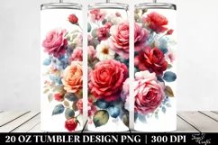 Colorfull Red Roses | 20 oz Tumbler Product Image 2