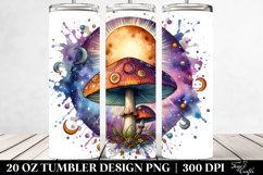 Magical Celestial Mushroom Clipart 20 Oz Tumbler Product Image 2
