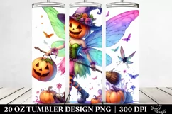 Fairy Dressed for Halloween | 20 oz Tumbler Product Image 2