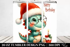 Goofy Dinosaur with es 20 Oz Tumbler Product Image 2