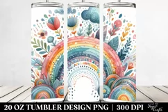 Colorful Whimsical Rainbow | 20 Oz Tumbler Product Image 2