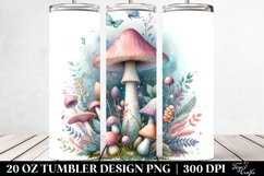 Detailed Magical Mushroom | 20 oz Tumbler Product Image 2