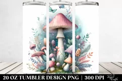 Detailed Magical Mushroom | 20 oz Tumbler Product Image 2