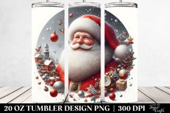 Retro Santa Christmas Clipart Product Image 2