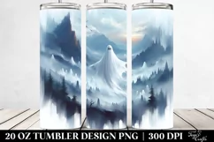 Very Simple White Digital Painting Tumbler Product Image 2