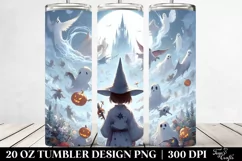 Very Simple White Digital Painting Tumbler Product Image 2
