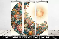 Colorful Vintage Postcard Style Tumbler Product Image 2