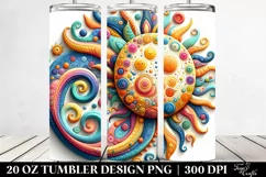 Colorful Whimsical Sun | 20 Oz Tumbler Product Image 2