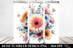 Colorfull Gerbera | 20 oz Tumbler Product Image 2