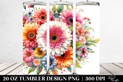 Colorfull Gerbera | 20 oz Tumbler Product Image 2