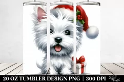 Expressive Baby West Highland White Terrier PNG Product Image 2