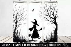 Simple Witch Tumbler Design | 20 oz Tumbler Product Image 2