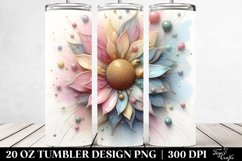 Glossy Sunflower 20 Oz Tumbler Product Image 2