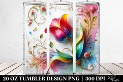 Tulip on Wooden Background | 20 Oz Tumbler Product Image 2