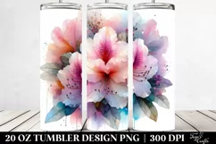 Stained Rhododendron 20 Oz Tumbler Product Image 2