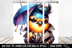 Cute Baby Bird Umbrella Tumbler Product Image 2