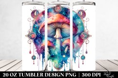 Magical Celestial Mushroom Clipart 20 Oz Tumbler Product Image 2