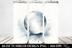 Simple Crystal Ball Sublimation Tumbler Design | 20 oz Product Image 2