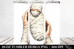 Simple Mummy Sublimation Tumbler Design | 20 oz Tumbler Product Image 2