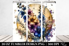 Stained Delphinium | 20 Oz Tumbler Product Image 2