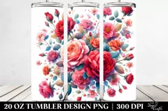 Colorful Red Roses | 20 oz Tumbler Product Image 2