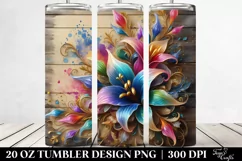 Colorful Lobelia | 20 oz Tumbler Product Image 2
