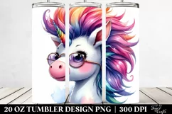 Cute Baby Unicorn, 20 Oz Tumbler Product Image 2