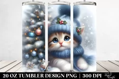 Cute Baby Kitten Winter 20 Oz Tumbler Product Image 2
