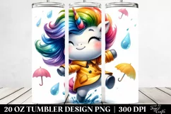 Happy Baby Unicorn PNG Product Image 2