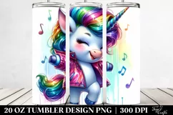 Happy Baby Unicorn PNG Product Image 2