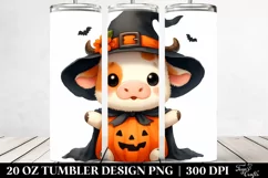 Halloween Baby Cow PNG Product Image 2