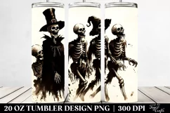 Vintage Zombie Halloween Image | 20 oz Tumbler Product Image 2