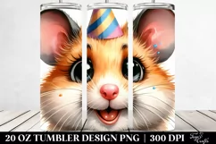 Funny Hamster Portrait | 20 Oz Tumbler Product Image 2