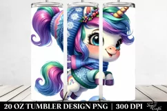 Goofy Baby Unicorn PNG Product Image 2